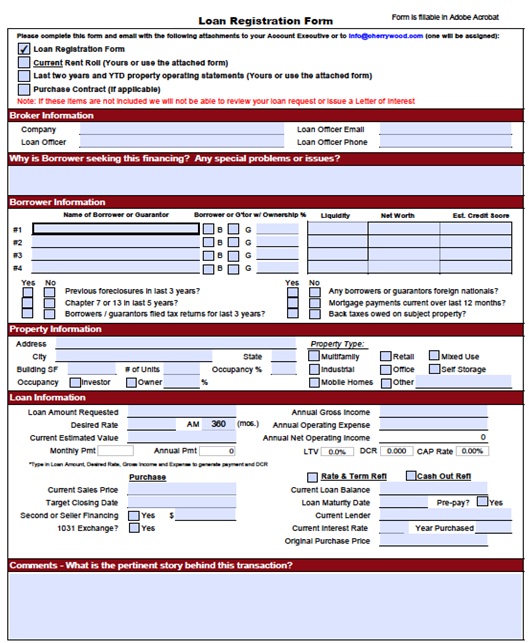 Loan Registration Form